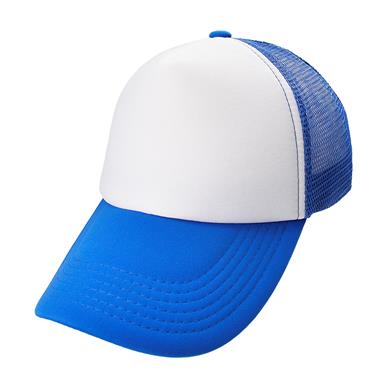 GORRA TRUCKER AZUL FRANCIA FRENTE BLANCO