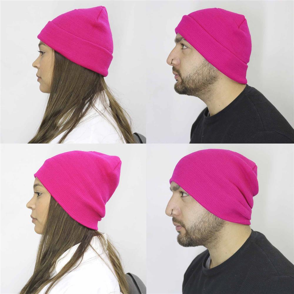 Gorro doble adulto unisex Fucsia  - STOCK MENOR A 20 UNIDADES.