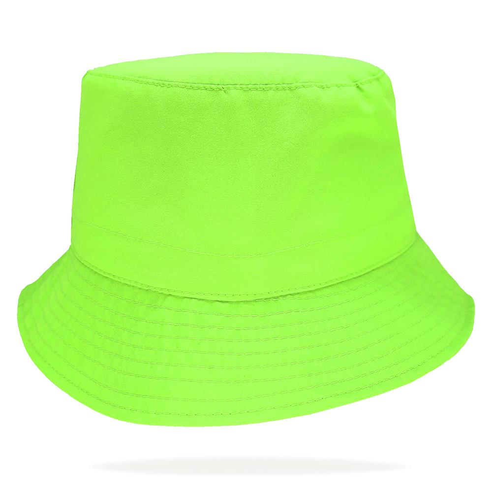 Sombrero piluso de adulto en verde fluo