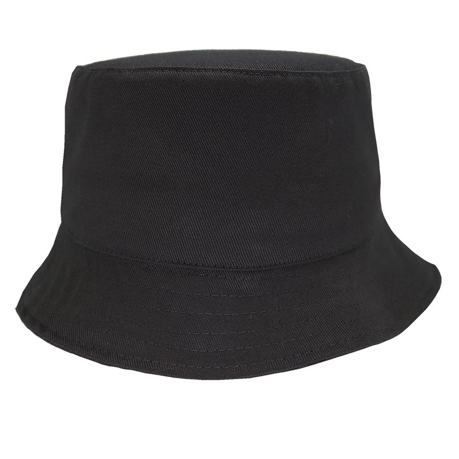 Sombrero piluso de adulto en gabardina negro