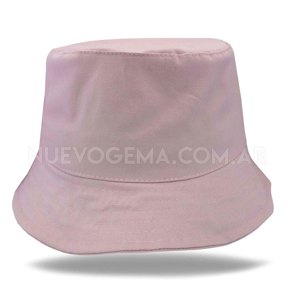 Sombrero piluso de adulto en gabardina rosa viejo