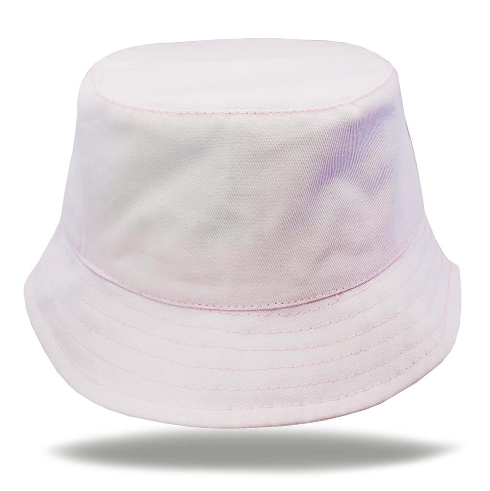Sombrero piluso de adulto en gabardina rosa bebe
