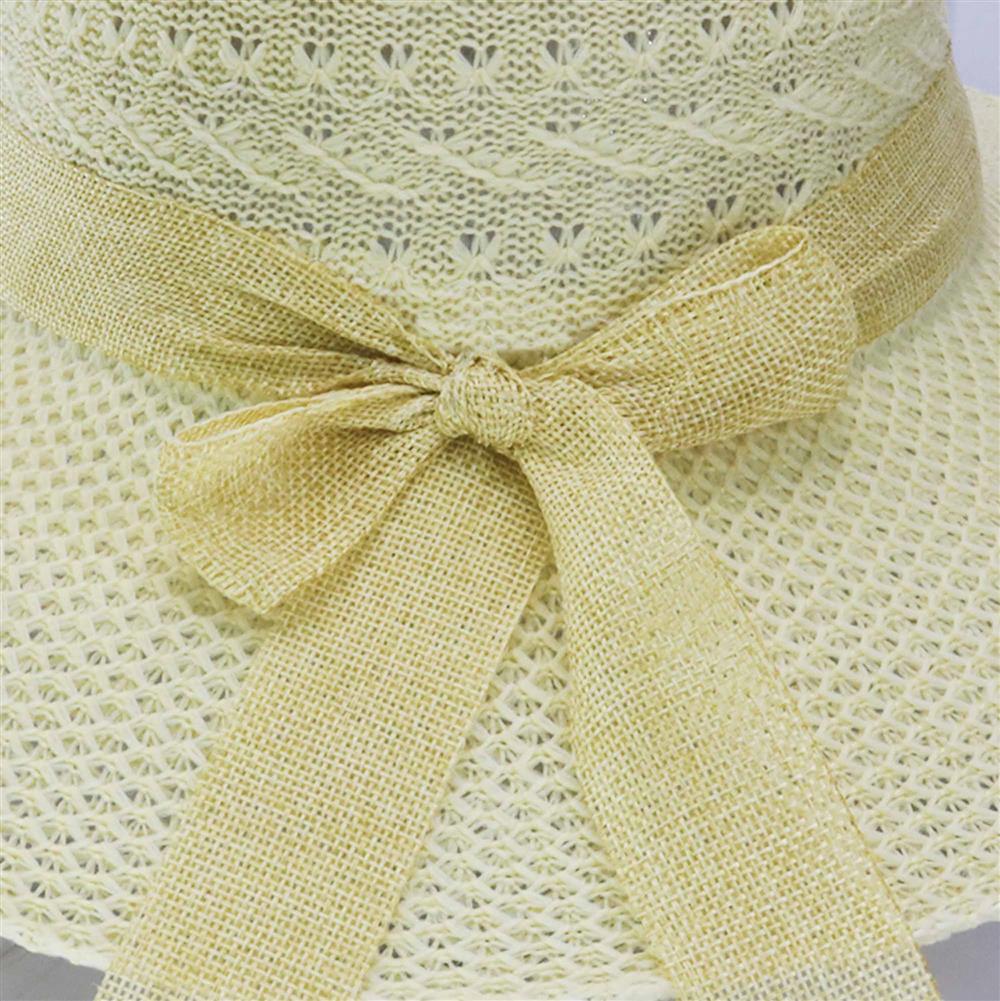 Sombrero capelina ala ancha con cinta