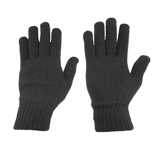 GUANTES TEJIDO TALLE ADULTO COLOR NEGRO