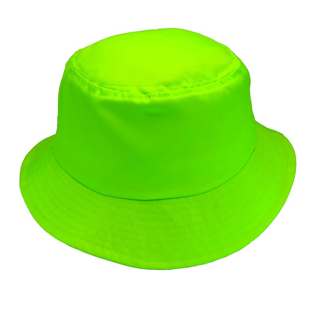 Sombrero piluso de adulto verde fluo 