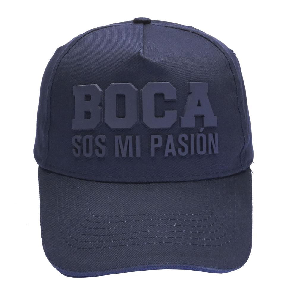 Gorra de adulto patch goma Boca Juniors visera curva