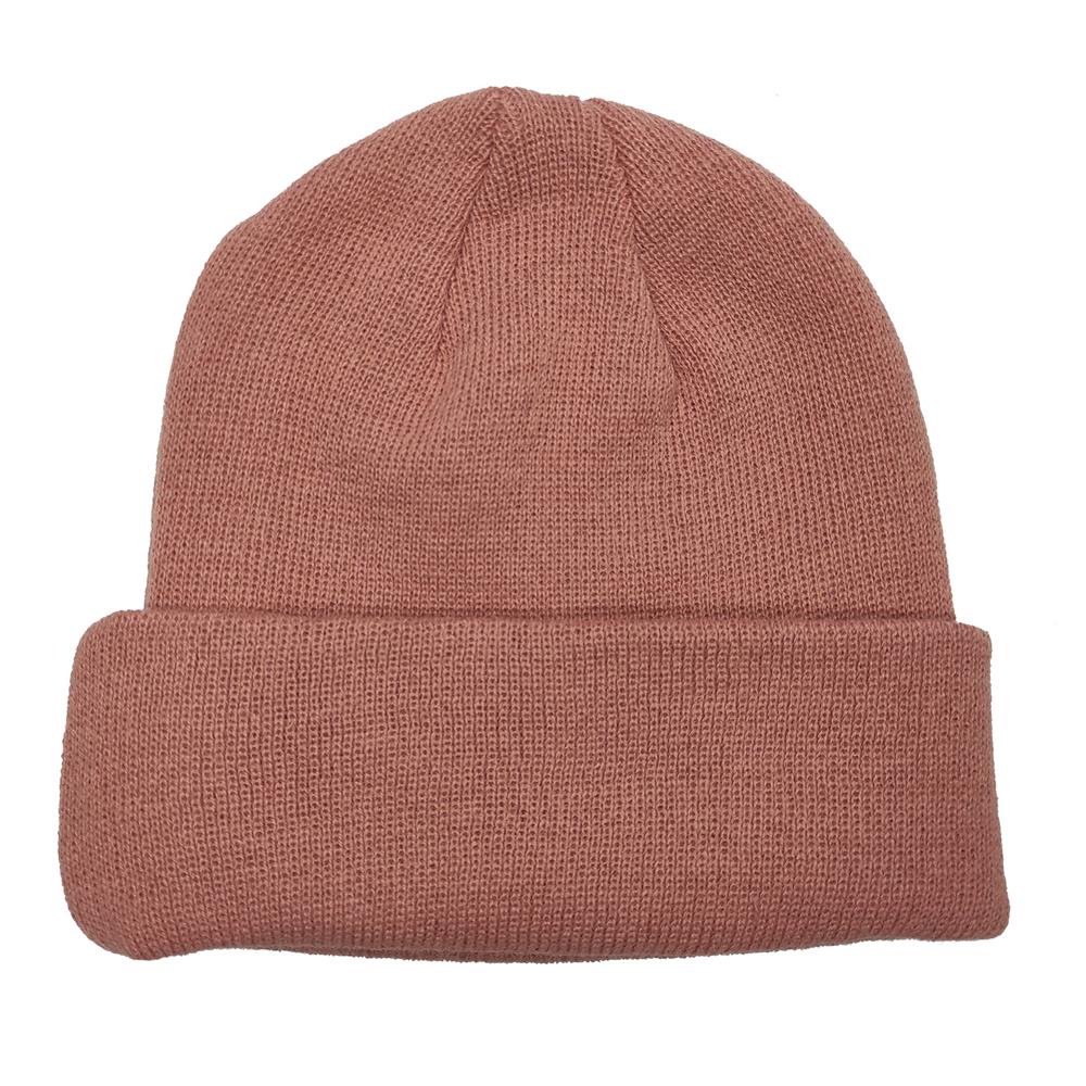 Gorro doble adulto unisex coral.
