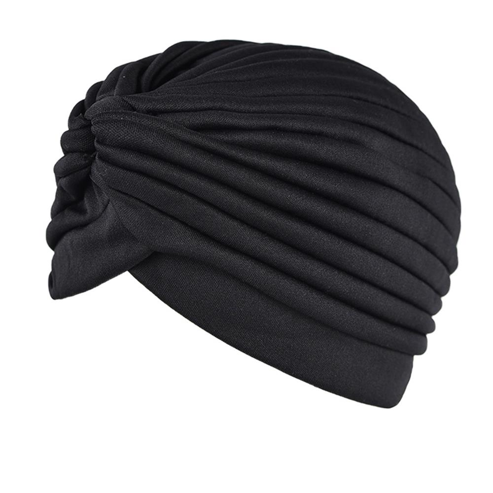 Turbante liso de dama color negro