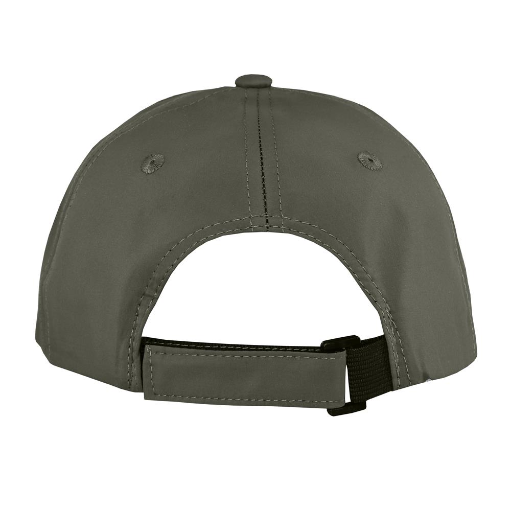 Gorra deportiva para adulto 6 gajos verde musgo