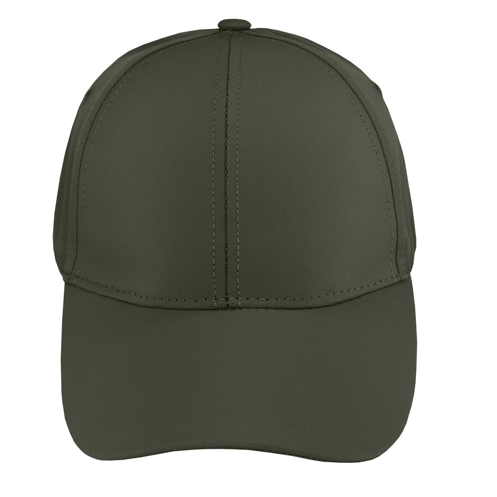 Gorra deportiva para adulto 6 gajos verde musgo