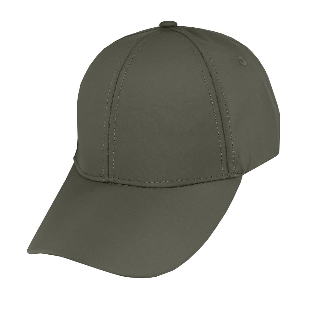 Gorra deportiva para adulto 6 gajos verde musgo