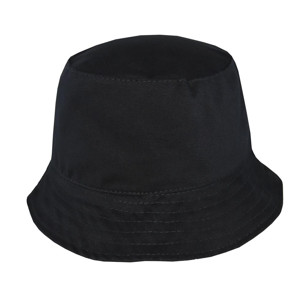 Sombrero piluso de adulto en gabardina negro 