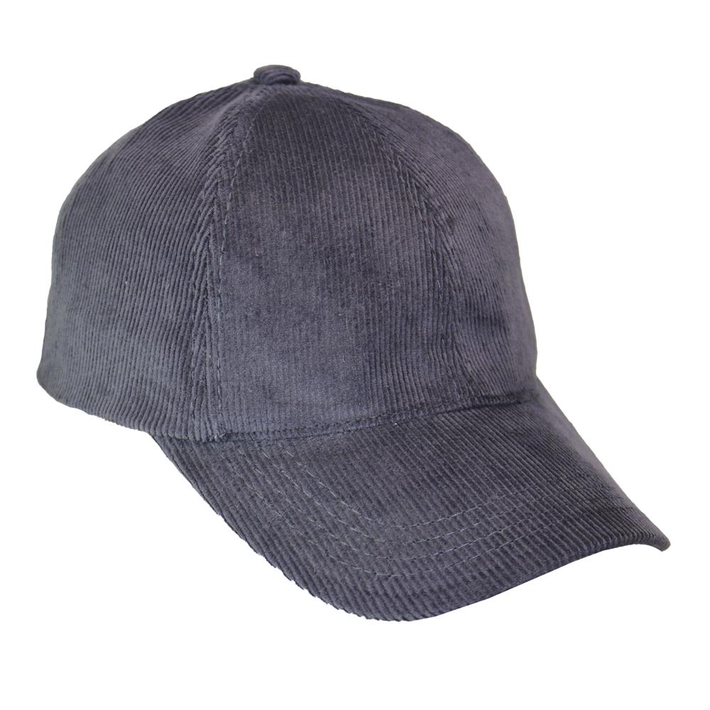 Gorra de adulto visera curva en corderoy 