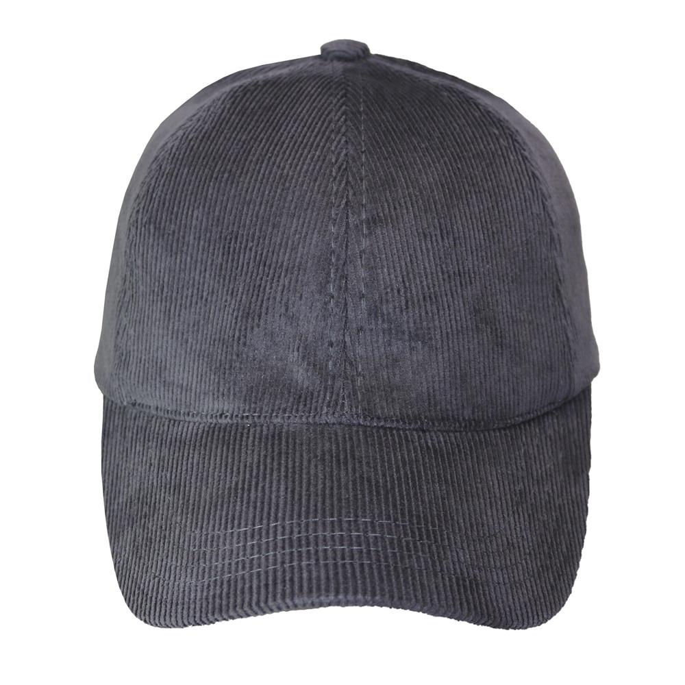 Gorra de adulto visera curva en corderoy 