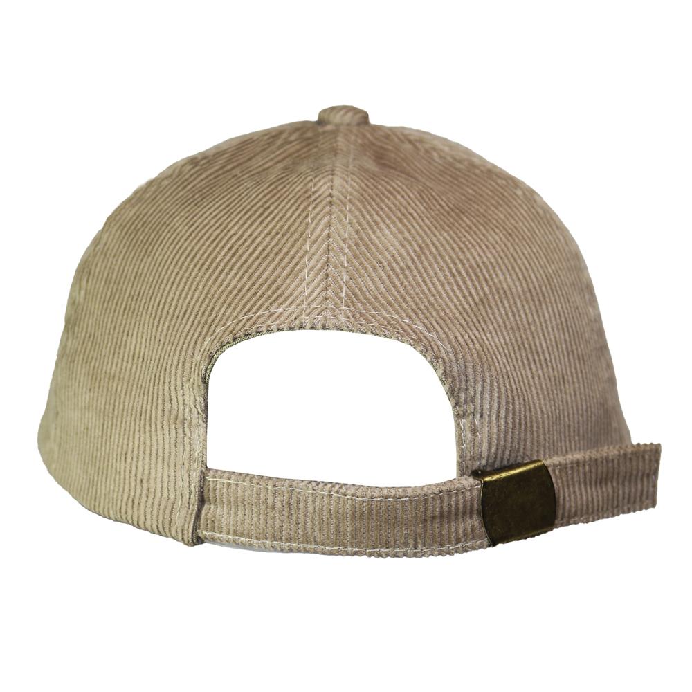 Gorra de adulto visera curva en corderoy 