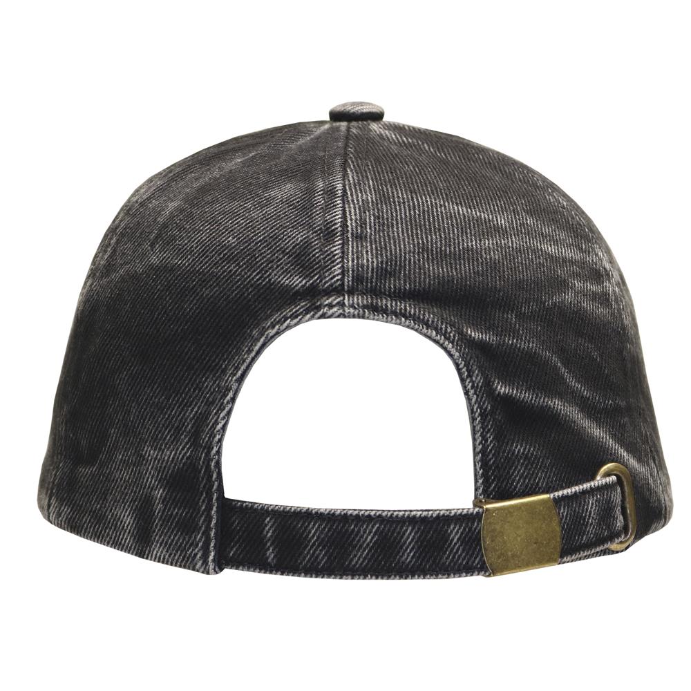 Gorra jean de adulto visera curva ajuste de hebilla 