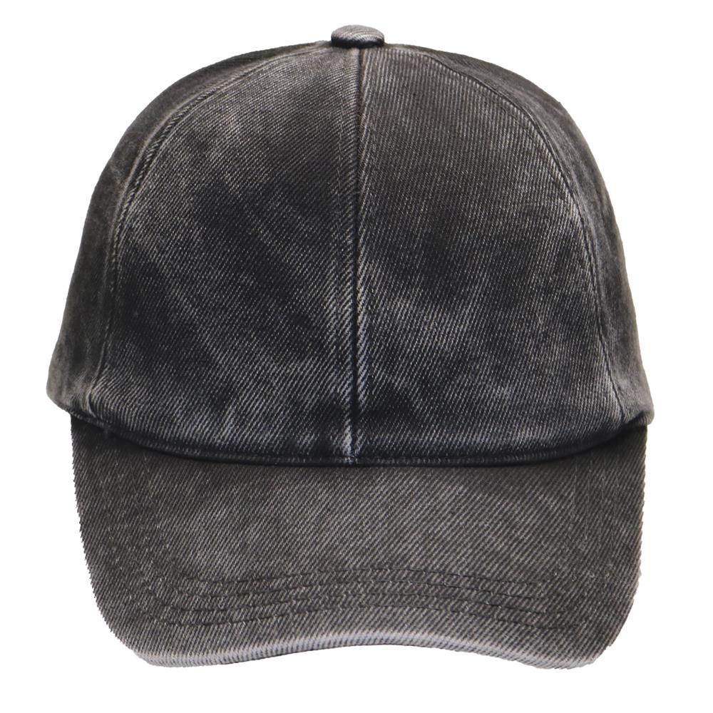 Gorra jean de adulto visera curva ajuste de hebilla 