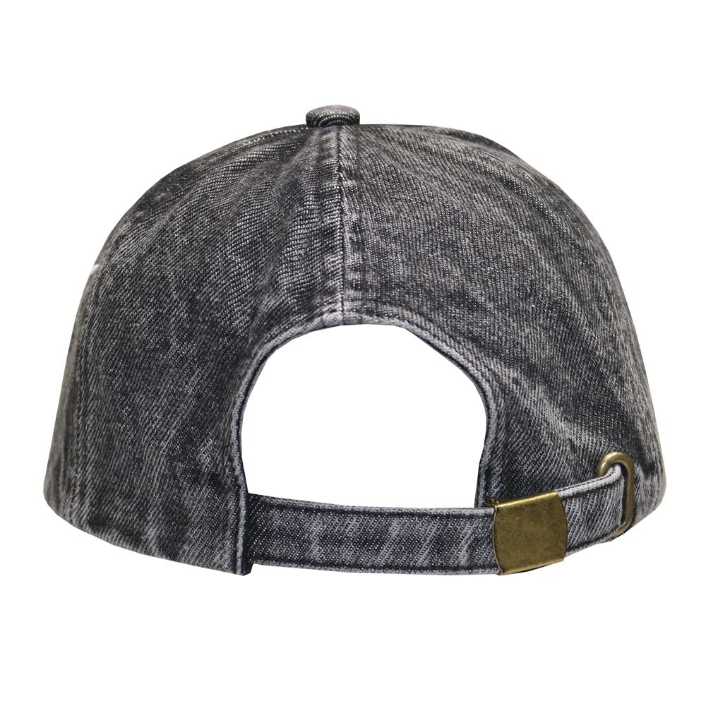Gorra jean de adulto visera curva ajuste de hebilla 
