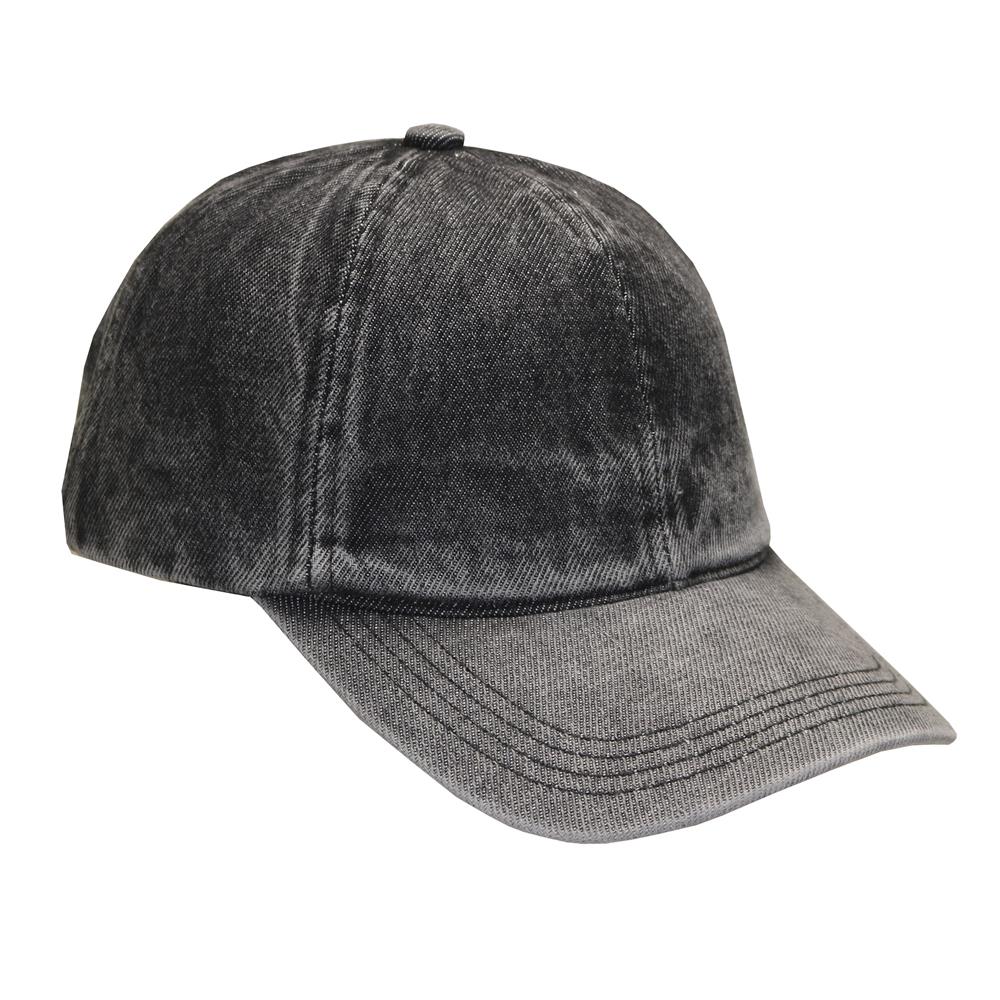Gorra jean de adulto visera curva ajuste de hebilla 