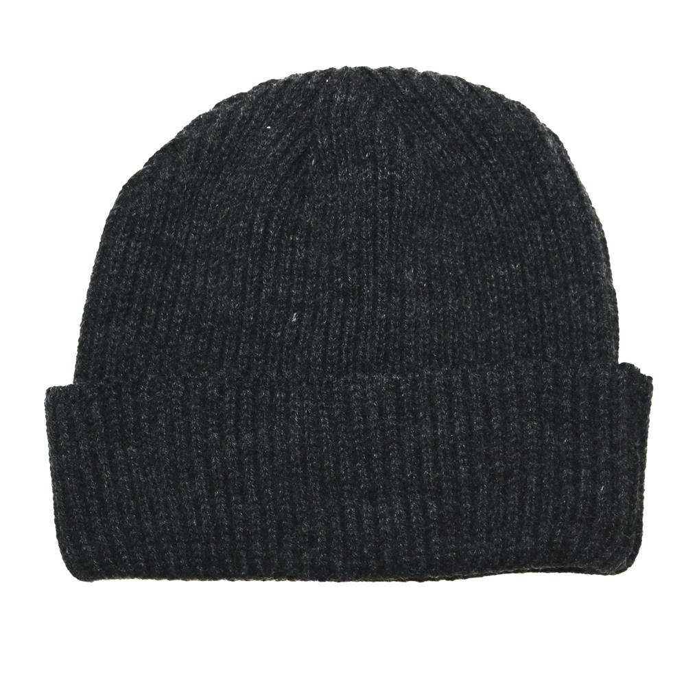Gorro canelón simple con puño ancho 