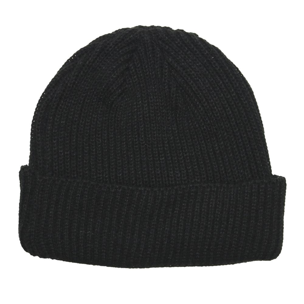 Gorro canelón simple con puño ancho 