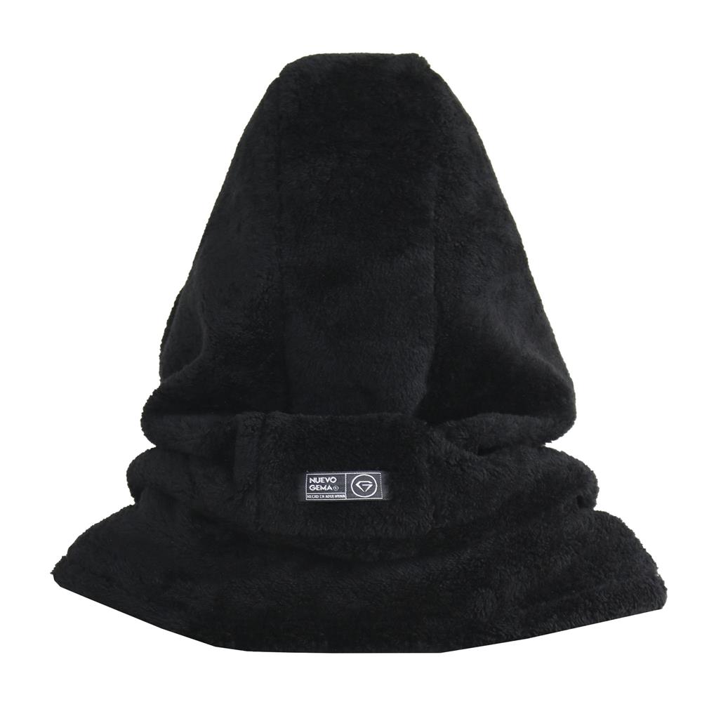 Capucha Peluche Negro