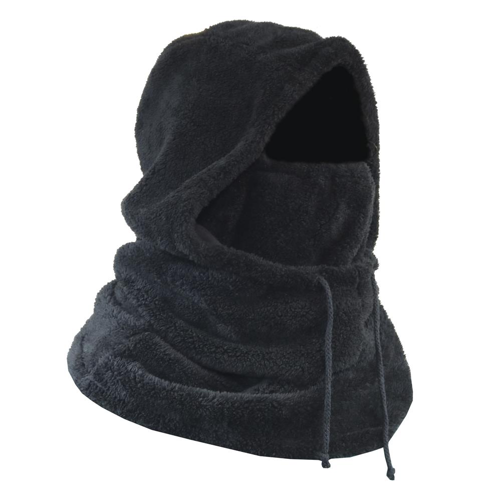 Capucha Peluche Negro