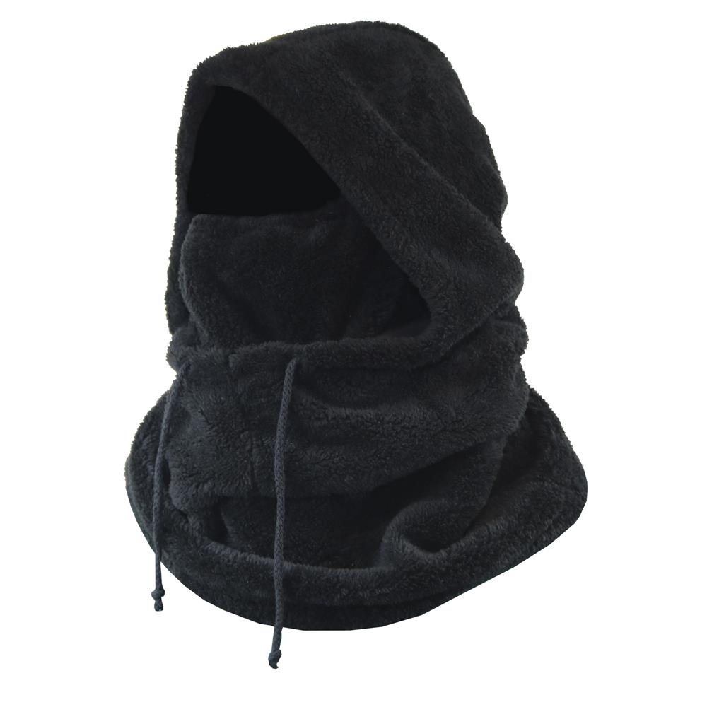 Capucha Peluche Negro