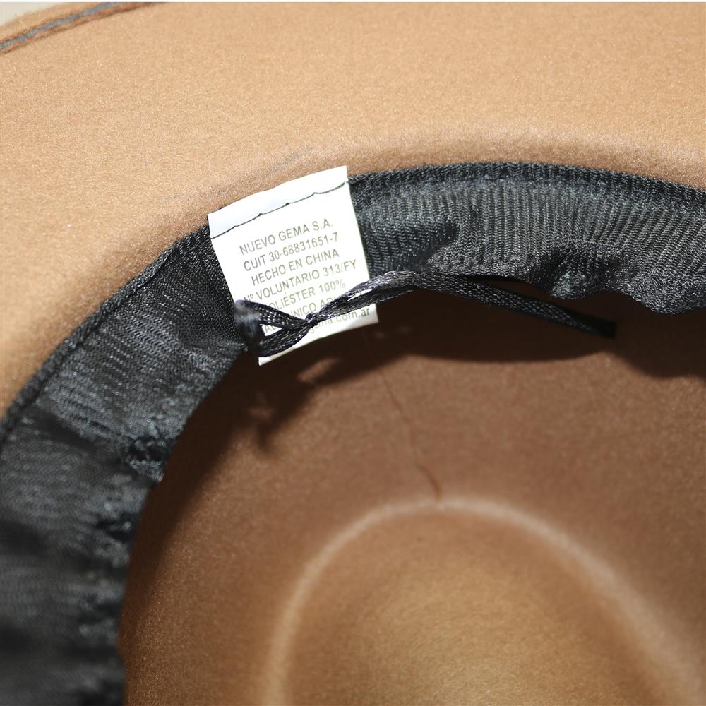 Cowboy simil de fieltro Caqui