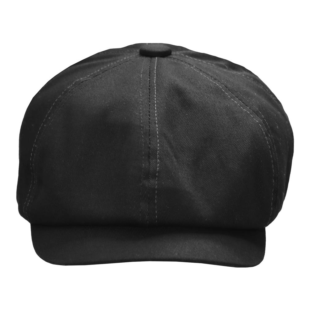 Gorra Newsboy en negro