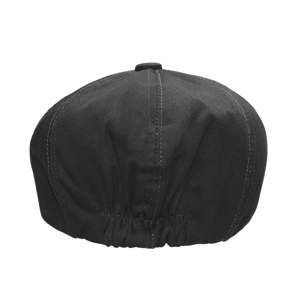 Gorra Newsboy en negro