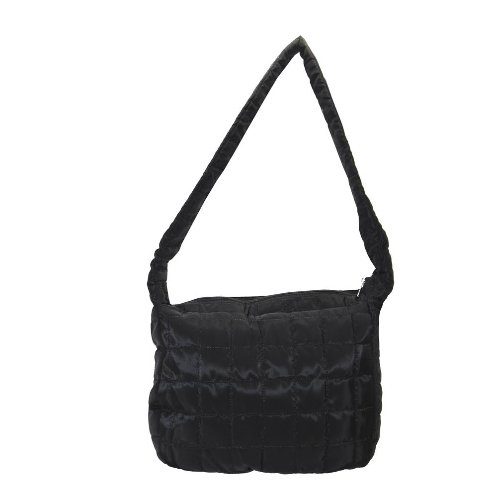 Tote bag puffer negro