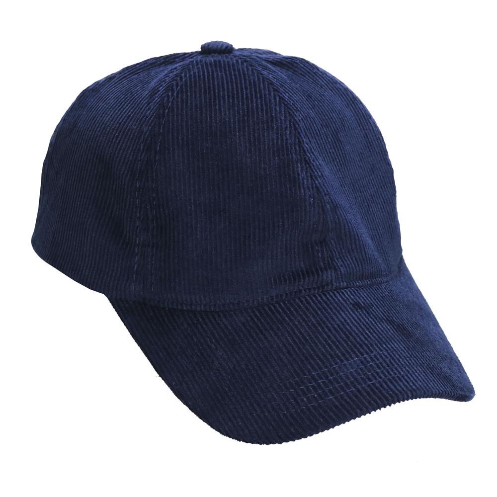 Gorra de adulto visera curva en corderoy 