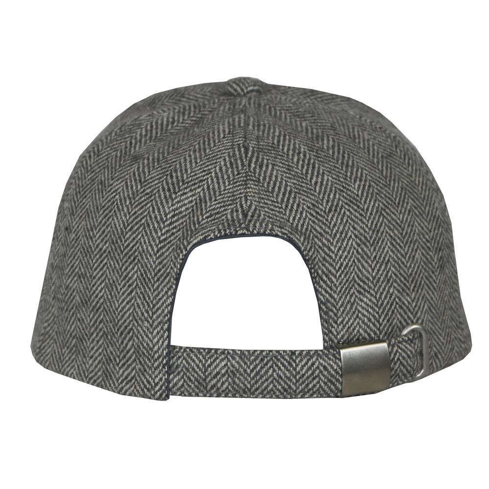 Gorra 6 gajos espigada gris
