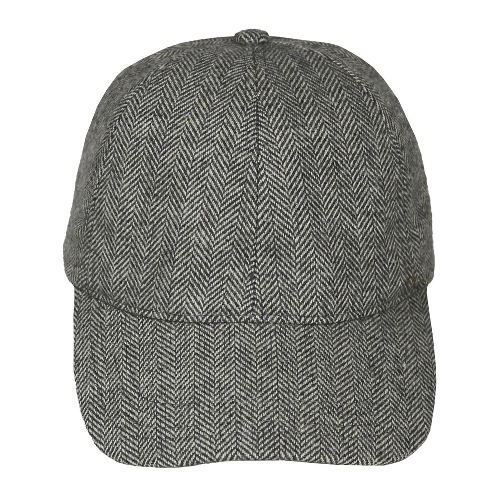 Gorra 6 gajos espigada gris