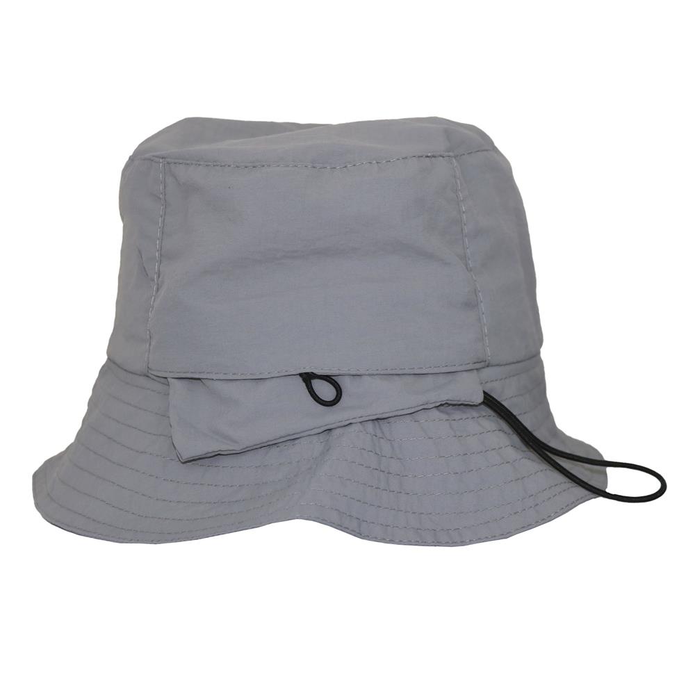 Piluso plegable de microfibra gris 